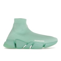 Кроссовки Balenciaga Speed 2.0 Recycled Transparent Sole Green