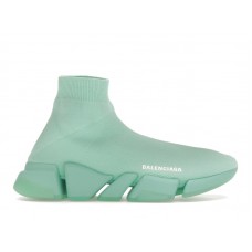 Кроссовки Balenciaga Speed 2.0 Recycled Transparent Sole Green