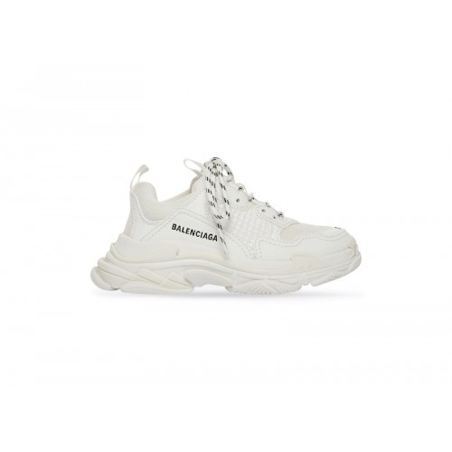 Кроссы Balenciaga Triple S White (Kids) - детская сетка размеров