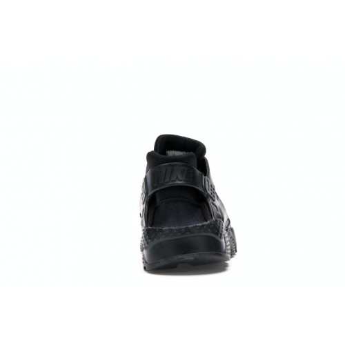 Кроссы Nike Air Huarache Run Triple Black (2019) (GS) - подростковая сетка размеров