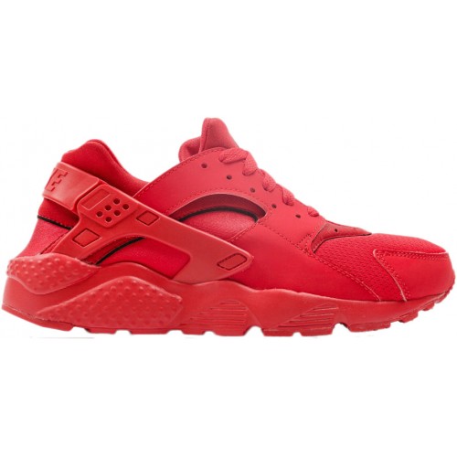 Кроссы Nike Air Huarache Triple Red (GS) - подростковая сетка размеров