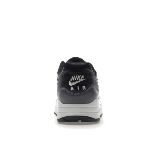 Кроссы Nike Air Max 1 Black White Dark Grey - мужская сетка размеров