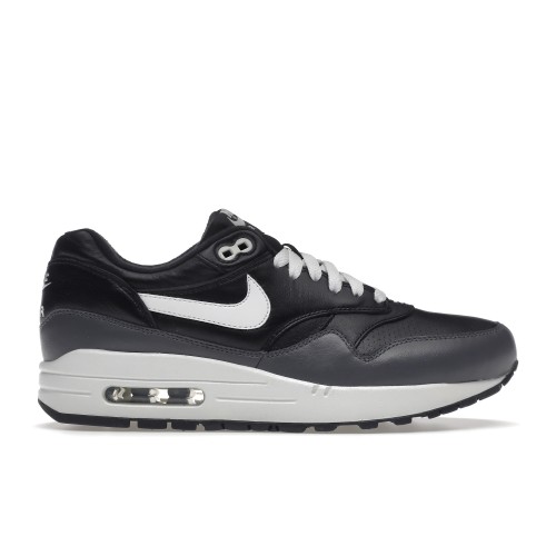Кроссы Nike Air Max 1 Black White Dark Grey - мужская сетка размеров
