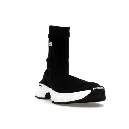 Кроссы Balenciaga Speed 3.0 Black White - мужская сетка размеров