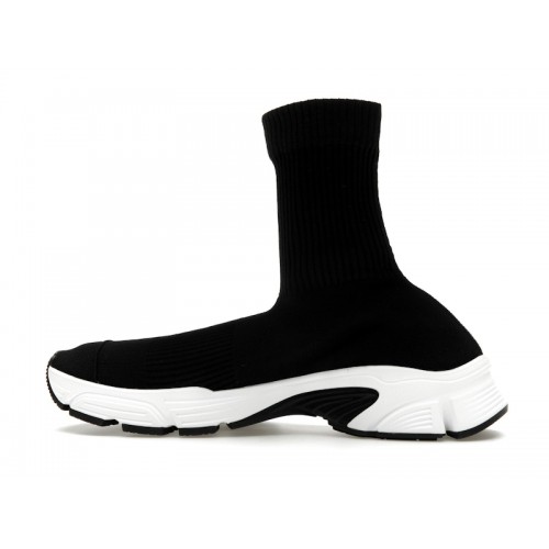 Кроссы Balenciaga Speed 3.0 Black White - мужская сетка размеров