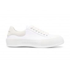 Кроссовки Alexander McQueen Deck Skate Plimsoll Lace-Up White White