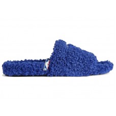 Balenciaga Furry Open Mule NBA Blue White