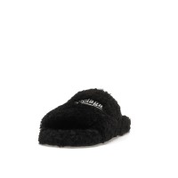 Balenciaga Furry Slide Black