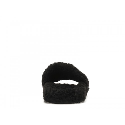 Balenciaga Furry Slide Black - мужская сетка размеров
