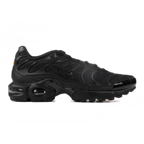 Кроссы Nike Air Max Plus Black (GS) - подростковая сетка размеров