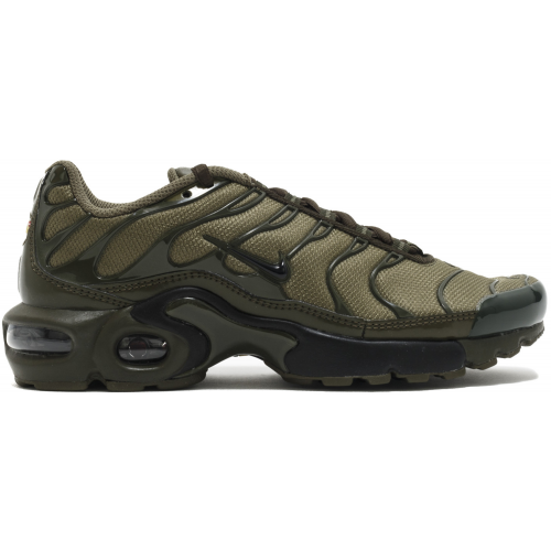 Кроссы Nike Air Max Plus Olive Cargo (GS) - подростковая сетка размеров