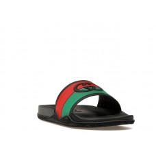 Gucci Slide Interlocking G Black