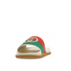 Женские Gucci Slides Interlocking G Orange (W)