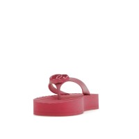 Gucci Chevron Thong Sandal Pink Rubber