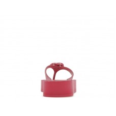 Gucci Chevron Thong Sandal Pink Rubber