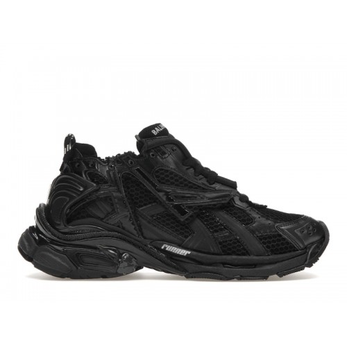 Кроссы Balenciaga Runner Black (W) - женская сетка размеров