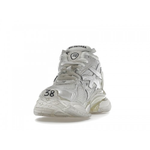 Кроссы Balenciaga Runner White (W) - женская сетка размеров