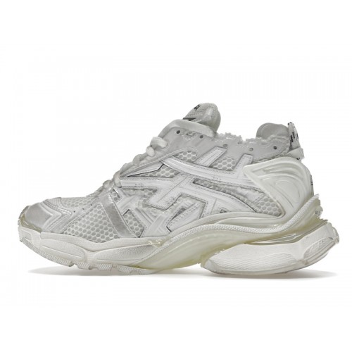 Кроссы Balenciaga Runner White (W) - женская сетка размеров