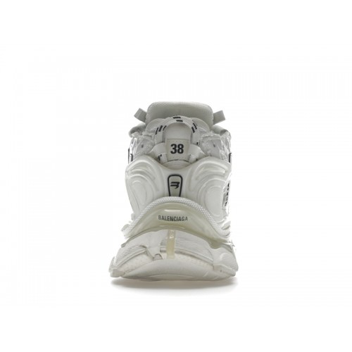 Кроссы Balenciaga Runner White (W) - женская сетка размеров