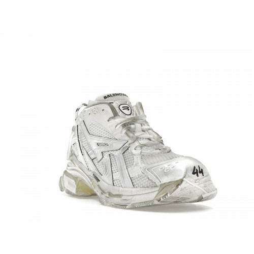 Кроссы Balenciaga Runner White - мужская сетка размеров