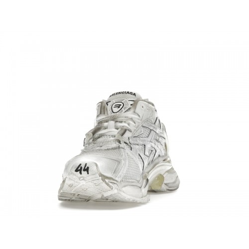 Кроссы Balenciaga Runner White - мужская сетка размеров