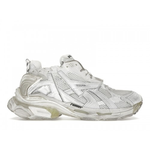 Кроссы Balenciaga Runner White - мужская сетка размеров