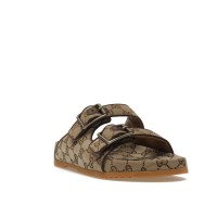 Gucci Strap Slide Sandal Beige Canvas