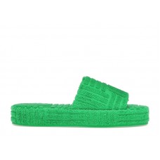 Bottega Veneta Resort Sponge Slide Grass (Womens)
