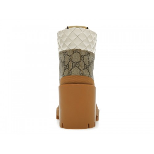 Gucci GG Ankle Boot Beige White (W) - женская сетка размеров