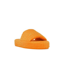 Bottega Veneta Resort Sponge Slide Tangerine