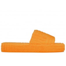 Bottega Veneta Resort Sponge Slide Tangerine
