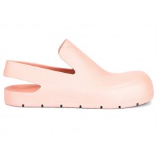 Женские Bottega Veneta Open-Heel Puddle Sandal Peach Pink (W)