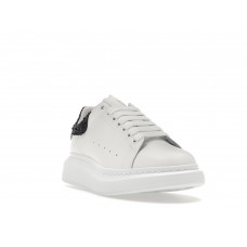 Кроссовки Alexander McQueen Oversized White Black Crystals