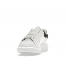 Кроссовки Alexander McQueen Oversized White Black Crystals