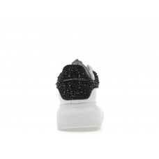 Кроссовки Alexander McQueen Oversized White Black Crystals