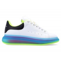 Alexander McQueen Oversized Transparent Sole White Iridescent