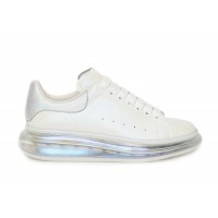 Кроссовки Alexander McQueen Oversized Clear Sole White Pearl
