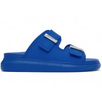 Alexander McQueen Hybrid Double Buckle Sandal Blue