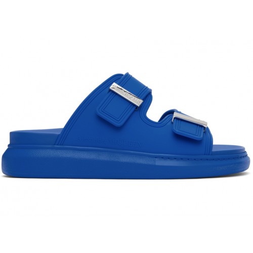 Alexander McQueen Hybrid Double Buckle Sandal Blue - мужская сетка размеров