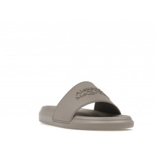 Кроссовки Alexander McQueen Logo Slides Stone