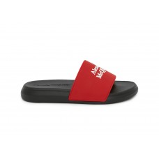 Кроссовки Alexander McQueen Pool Slide Lust Red White