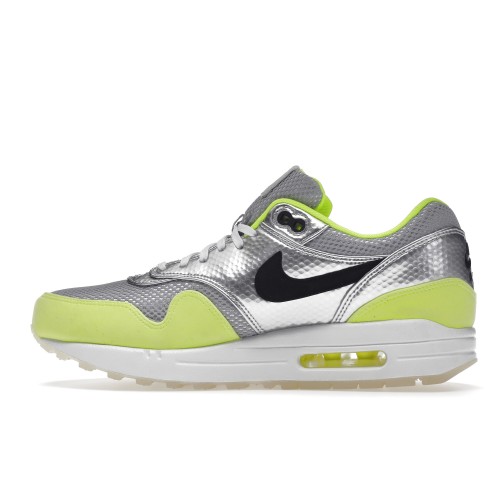 Кроссы Nike Air Max 1 FB Silver Volt - мужская сетка размеров