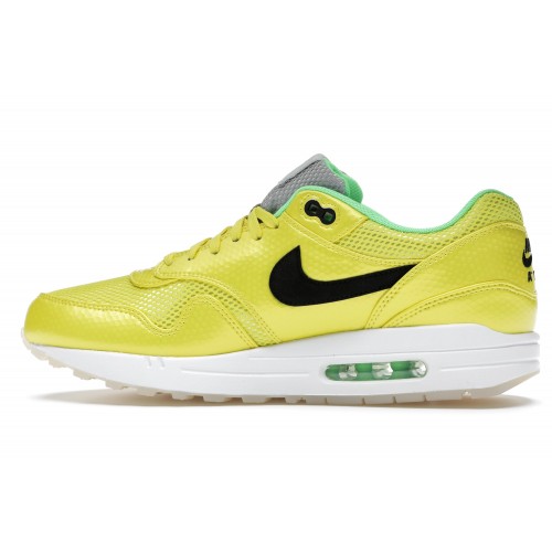 Кроссы Nike Air Max 1 FB Neo Lime - мужская сетка размеров
