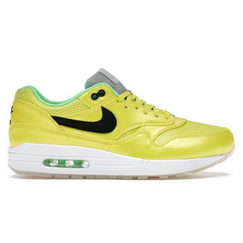 Кроссы Nike Air Max 1 FB Neo Lime - мужская сетка размеров