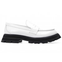 Женские Alexander McQueen Wander Loafer White Black (W)