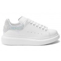 Женские кроссовки Alexander McQueen Oversized White Crystal (W)