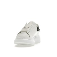 Женские кроссовки Alexander McQueen Oversized White Black Crystals (W)