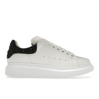 Женские кроссовки Alexander McQueen Oversized White Black Crystals (W)