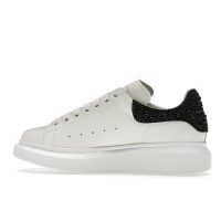 Женские кроссовки Alexander McQueen Oversized White Black Crystals (W)