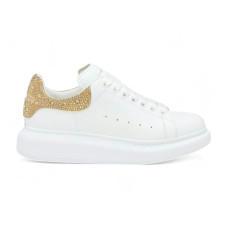 Женские Alexander McQueen Oversized White Gold